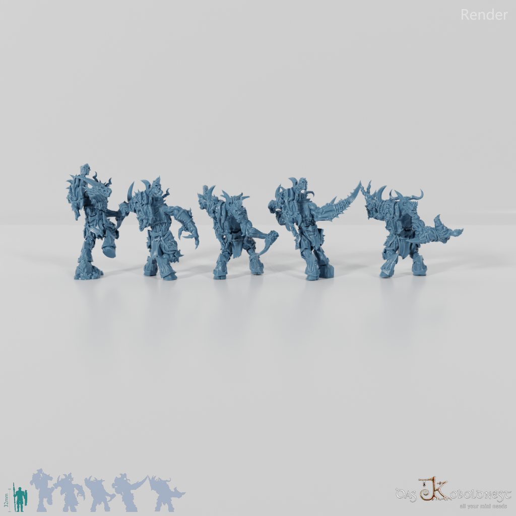 Void Blessed Soldiers - Haunted Gladiators of Wrath Komplettset