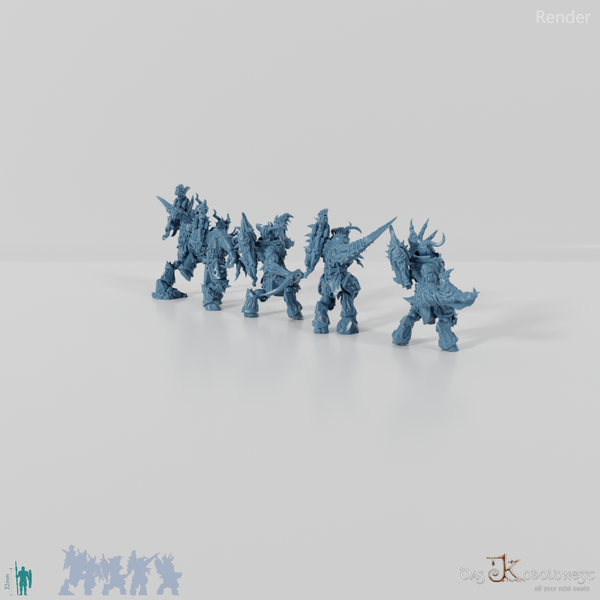 Void Blessed Soldiers - Haunted Gladiators of Wrath Komplettset