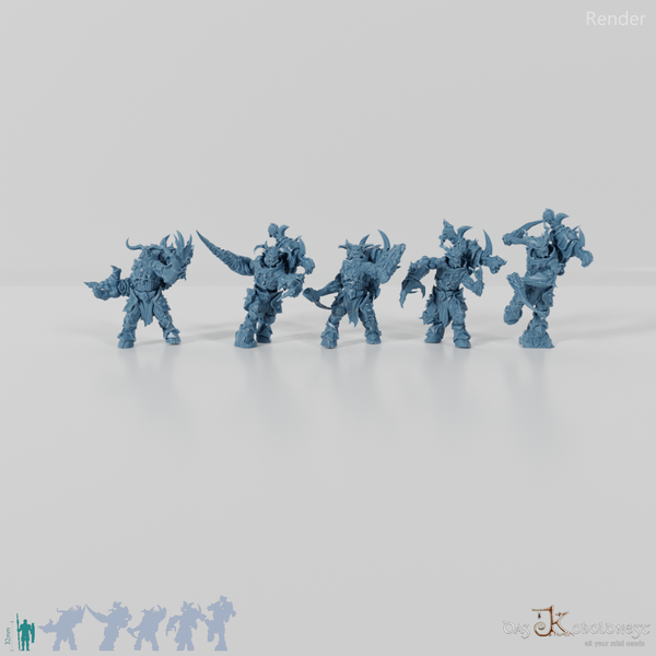 Void Blessed Soldiers - Haunted Gladiators of Wrath Komplettset