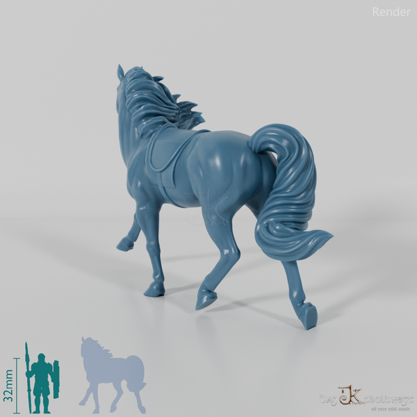 Pferd von Gollnir dem Weißen Zauberer