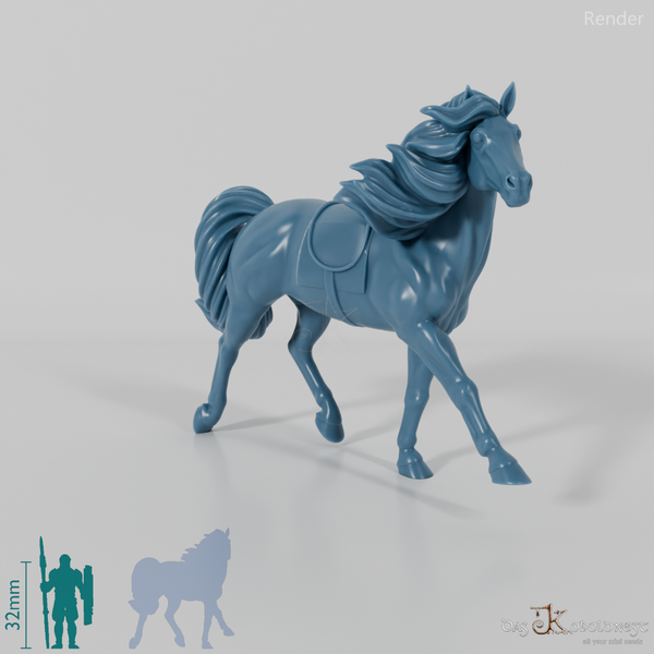 Pferd von Gollnir dem Weißen Zauberer