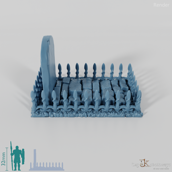 Eingefasstes Grab 12