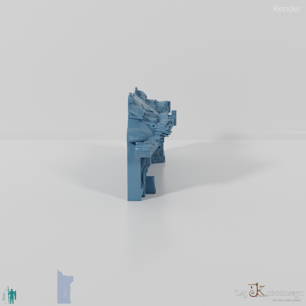 Halblinghöhlen-Fassade mit Stroh- und Erddach