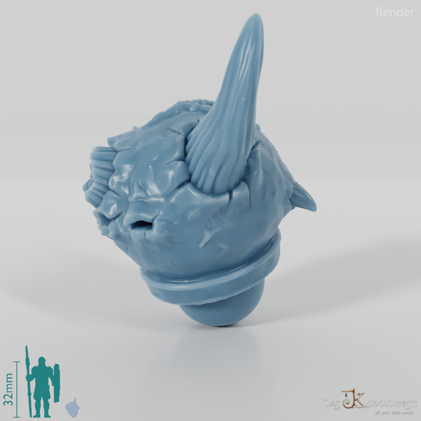 Vile Hero - Head - Bowl (Horns 2)