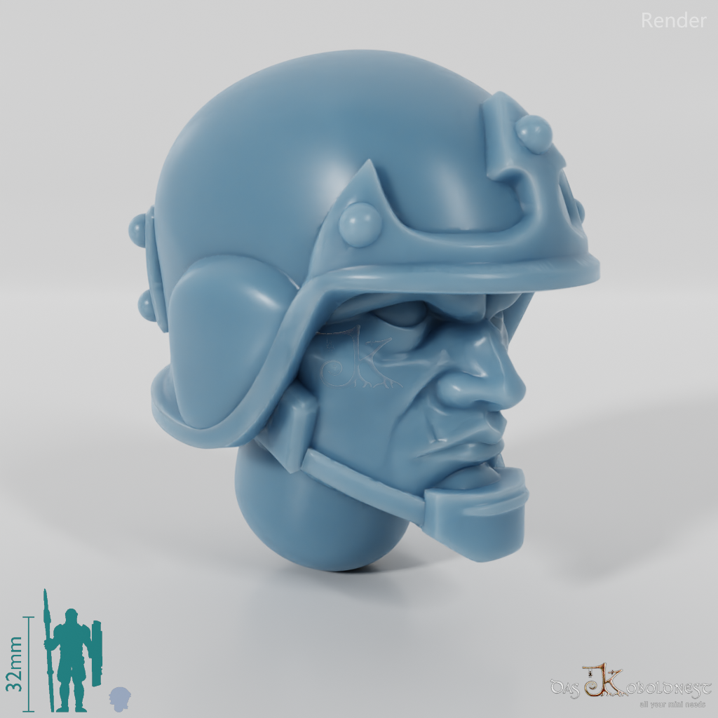 Space Soldiers - Infanteriekopf - Helm 01