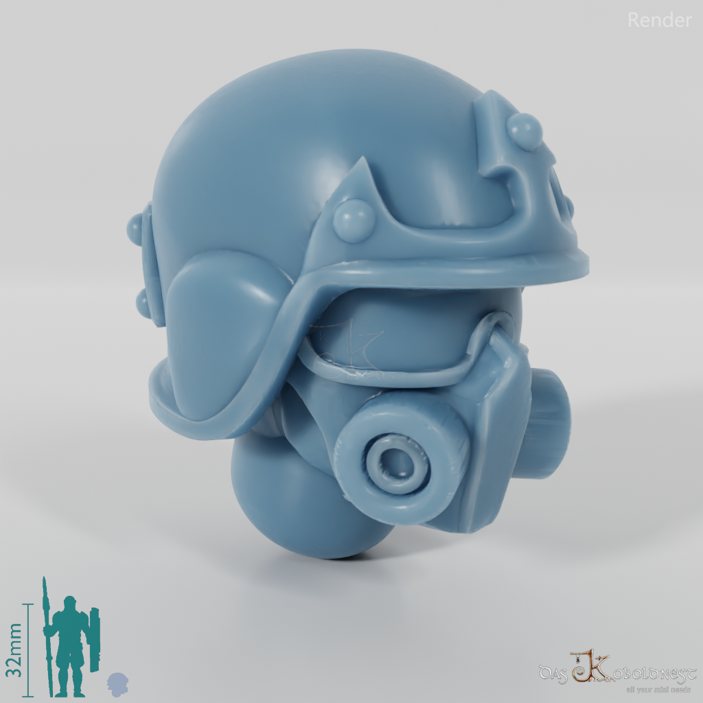 Space Soldiers - Infanteriekopf - Helm 03