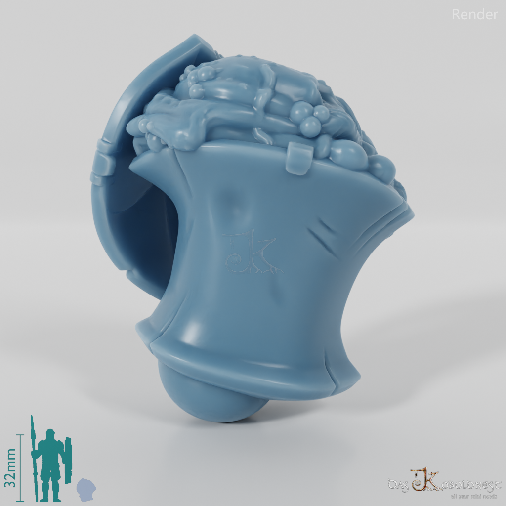 Vile Hero - Head - Jousting (Corrupted Lid)