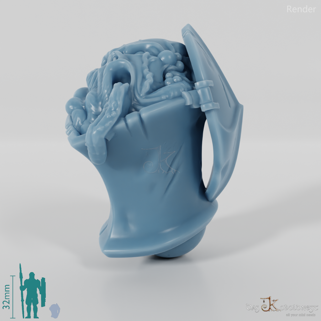 Vile Hero - Head - Jousting (Corrupted Lid)