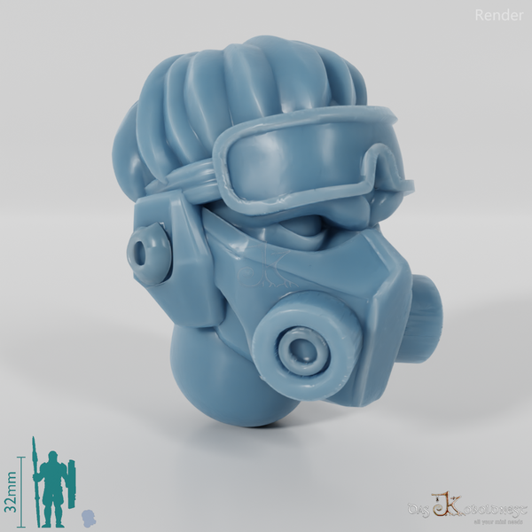 Space Soldiers - Infanteriekopf - Gasmaske