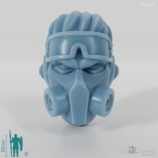 Space Soldiers - Infanteriekopf - Gasmaske