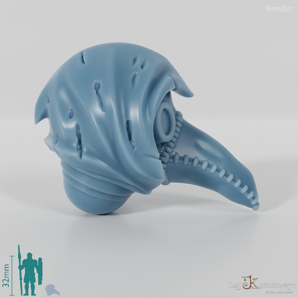 Vile Plague Mage - Head - Plague Doctor Hood