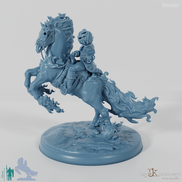 Jakob Grimsky, Kopfloser Reiter auf Kalamax 1