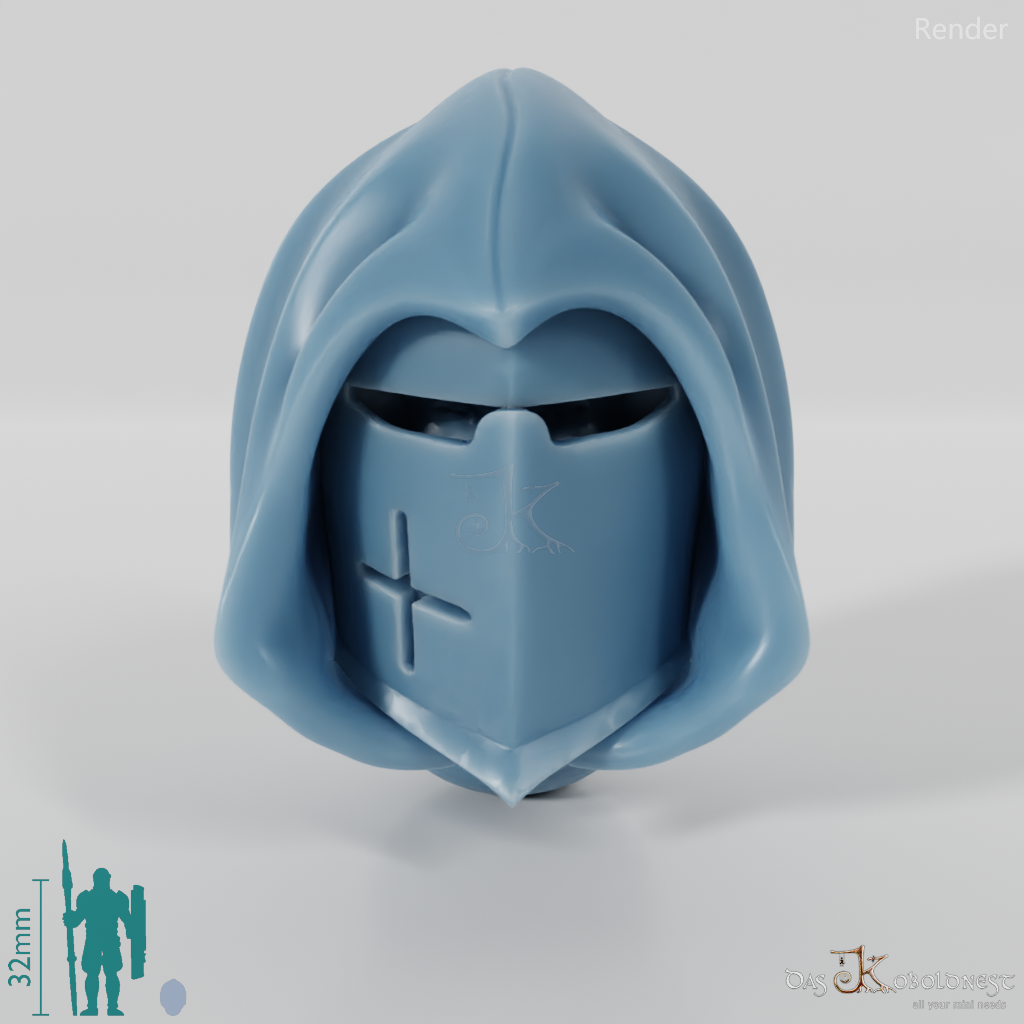 Valiant Hero - Head - Bascinet Hood