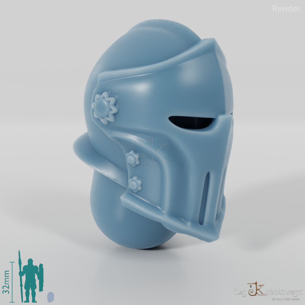 Valiant Battle Mage - Head - Helmet