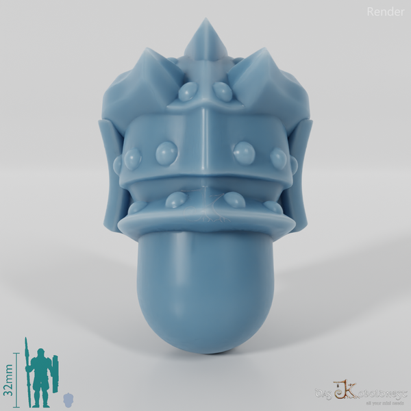 Valiant Hero - Head - Grill