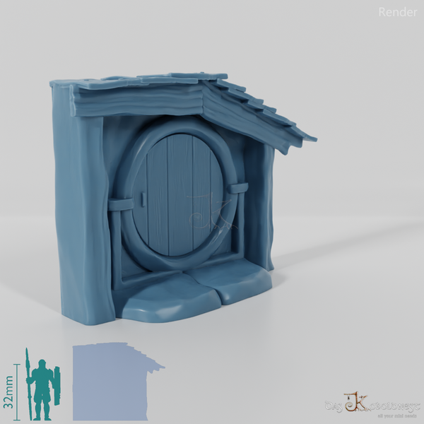 Halblinghöhlenfassade - Klassisch 05