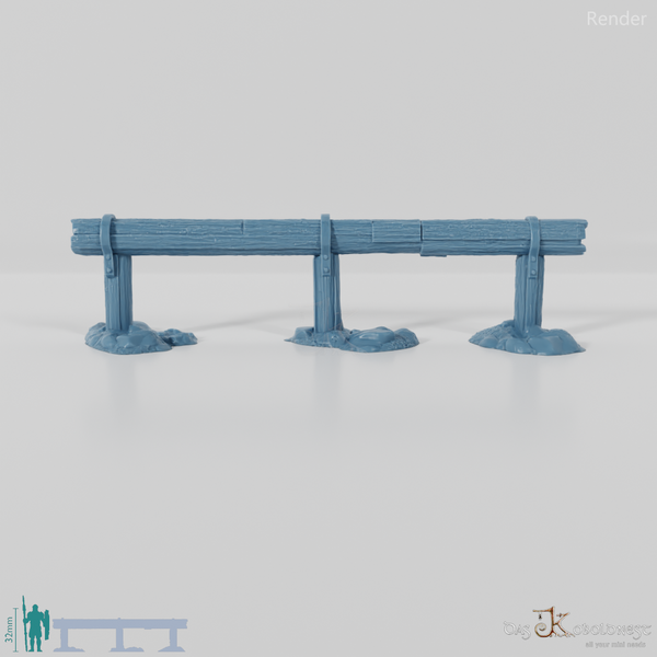 Anbindepfosten - Dreifach