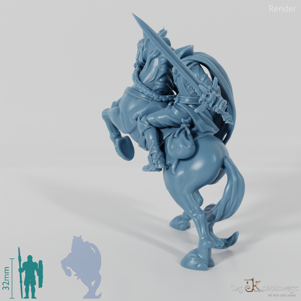 Ulrich van Kopfen, Kopfloser Reiter mit Schwert