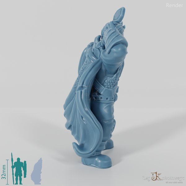 Wolfsjäger mit Schwert