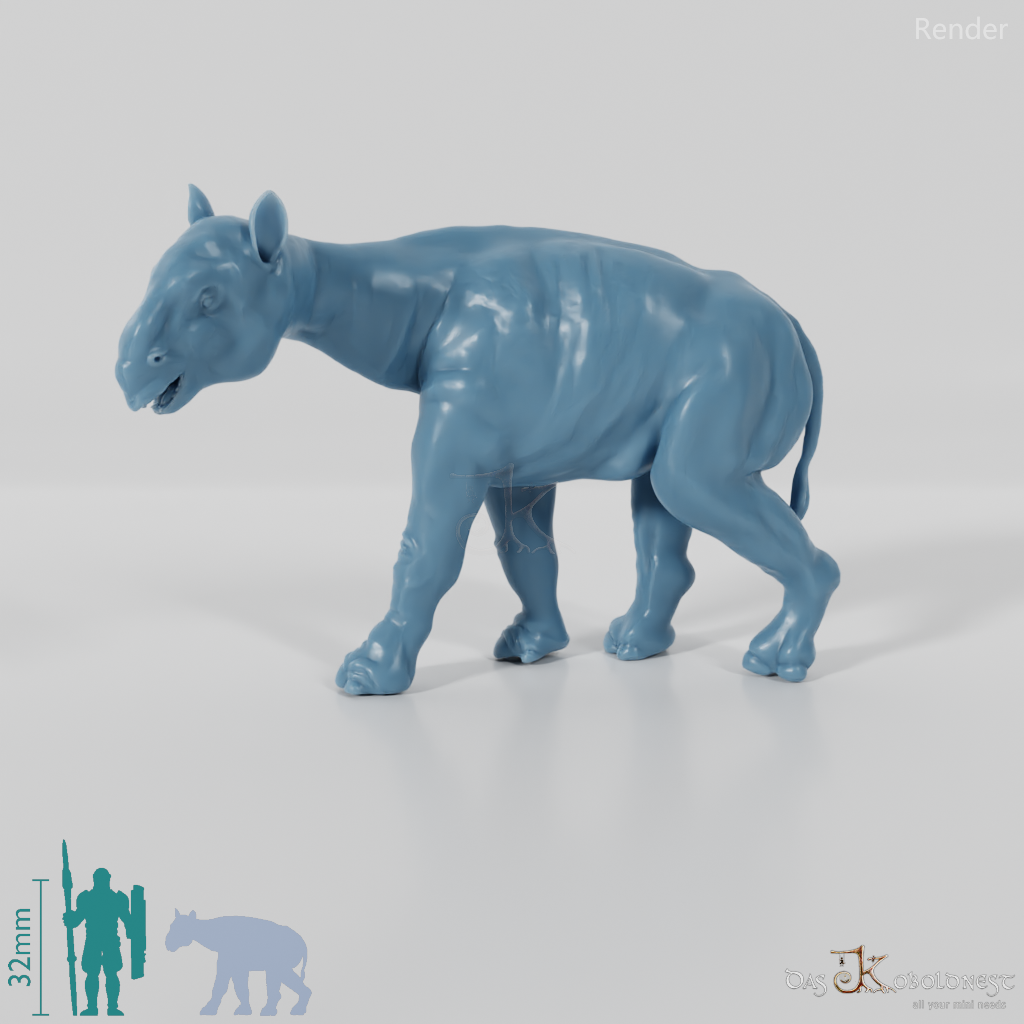 Paraceratherium orgosense 07 (Jungtier) - JJP