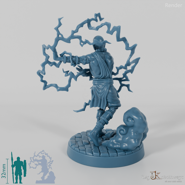 Jetsun, Menschen-Kampfmönch