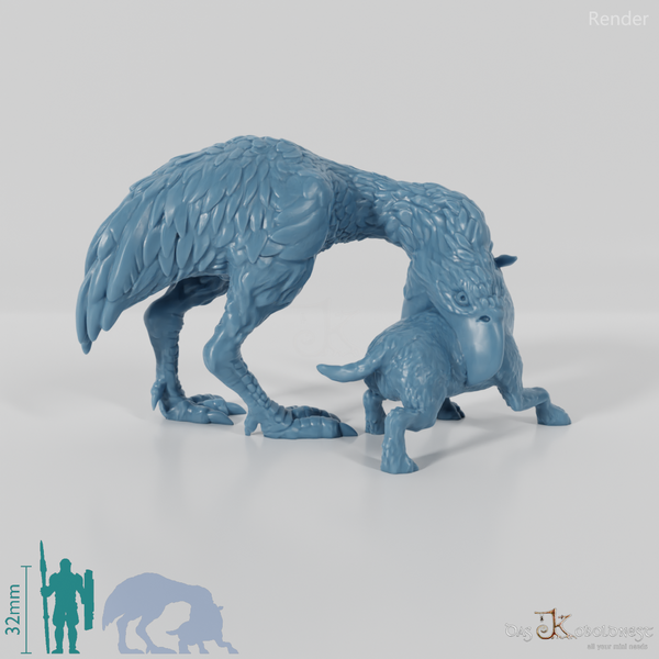 Kelenken 08 (mit Beute) - StoneAxe Miniatures