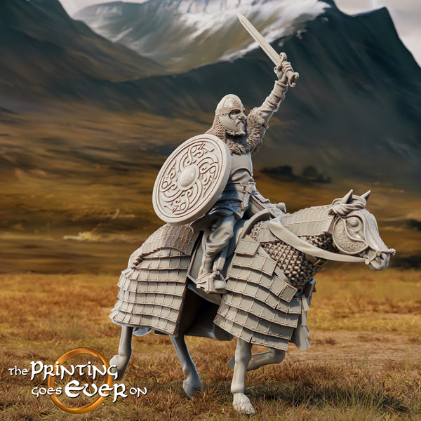 Teobald, Bewaffneter König der Pferdeherren (Beritten)