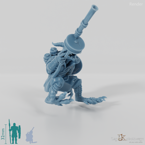 Drachenkobold-Gewehrschütze - Reiterpose