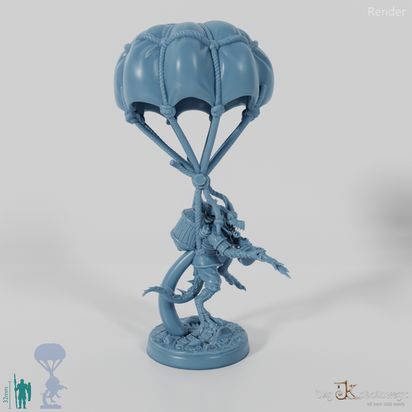 Drachenkobold-Fallschirmjäger mit Gewehr 03