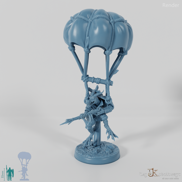 Drachenkobold-Fallschirmjäger mit Gewehr 03