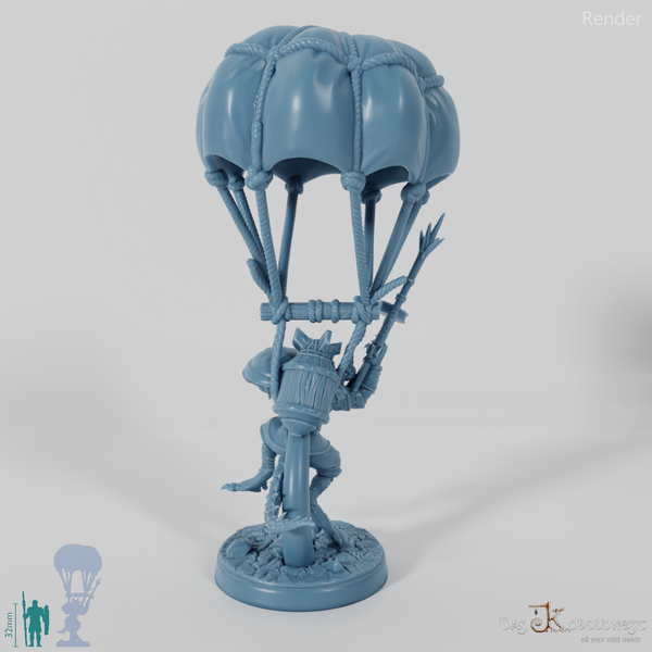 Drachenkobold-Fallschirmjäger mit Gewehr 04