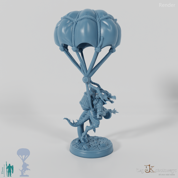 Drachenkobold-Fallschirmjäger mit Gewehr 05