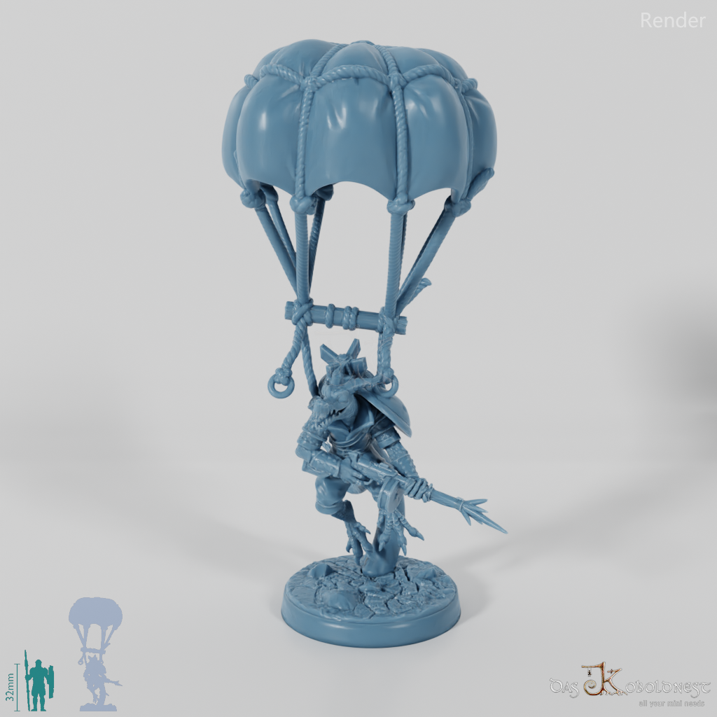 Drachenkobold-Fallschirmjäger mit Gewehr 05