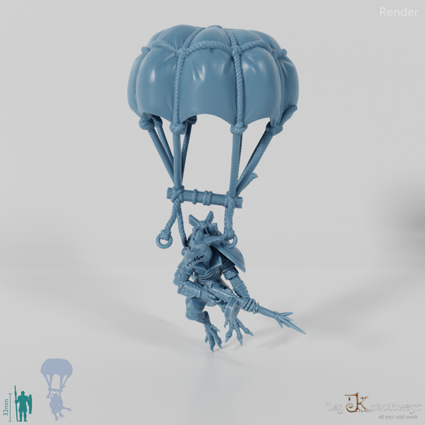 Drachenkobold-Fallschirmjäger mit Gewehr 05