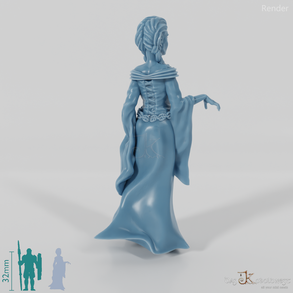 Frau Aranwen, Elfische Adelige auf Treppe