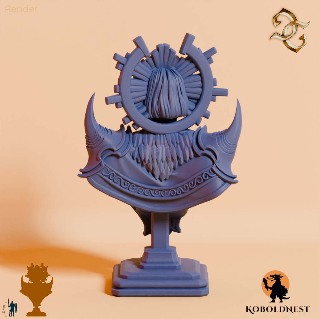 Büste - Lady Brienne, die Scharlachrose