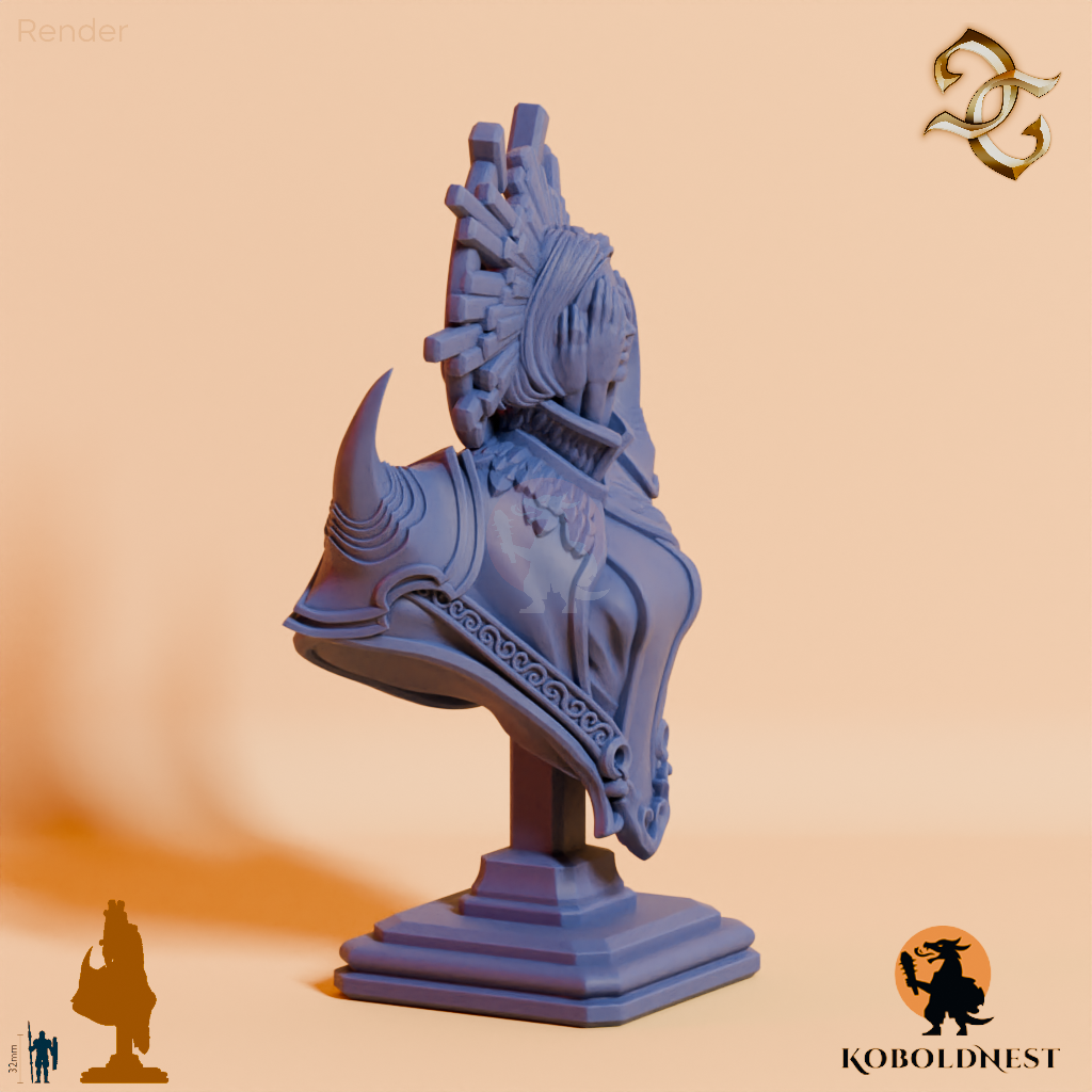 Büste - Lady Brienne, die Scharlachrose