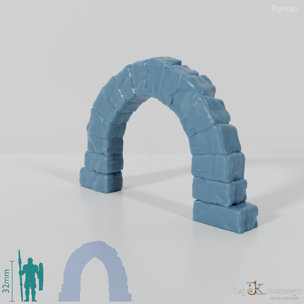 Durchgang - Gemauerter Torbogen