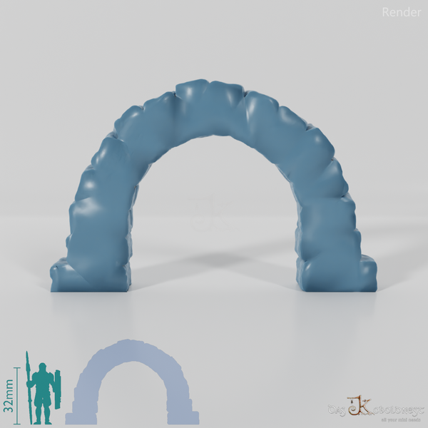 Durchgang - Gemauerter Torbogen