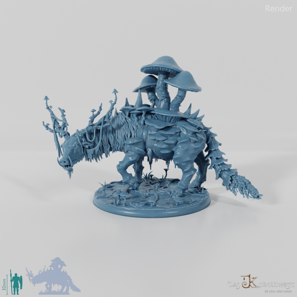 Pilzinfiziertes Katoblepas 01