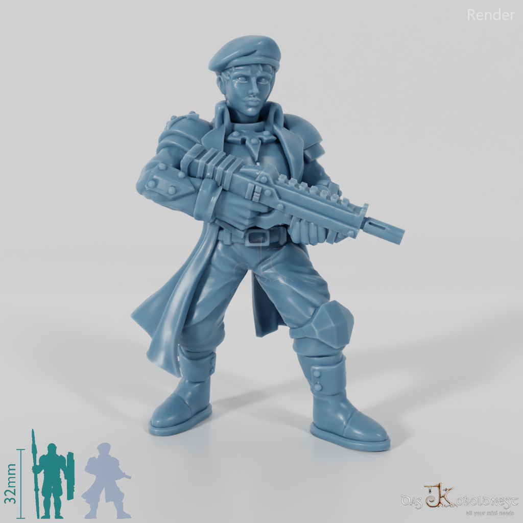 Space Soldiers - Infanterie mit Lasergewehr 02