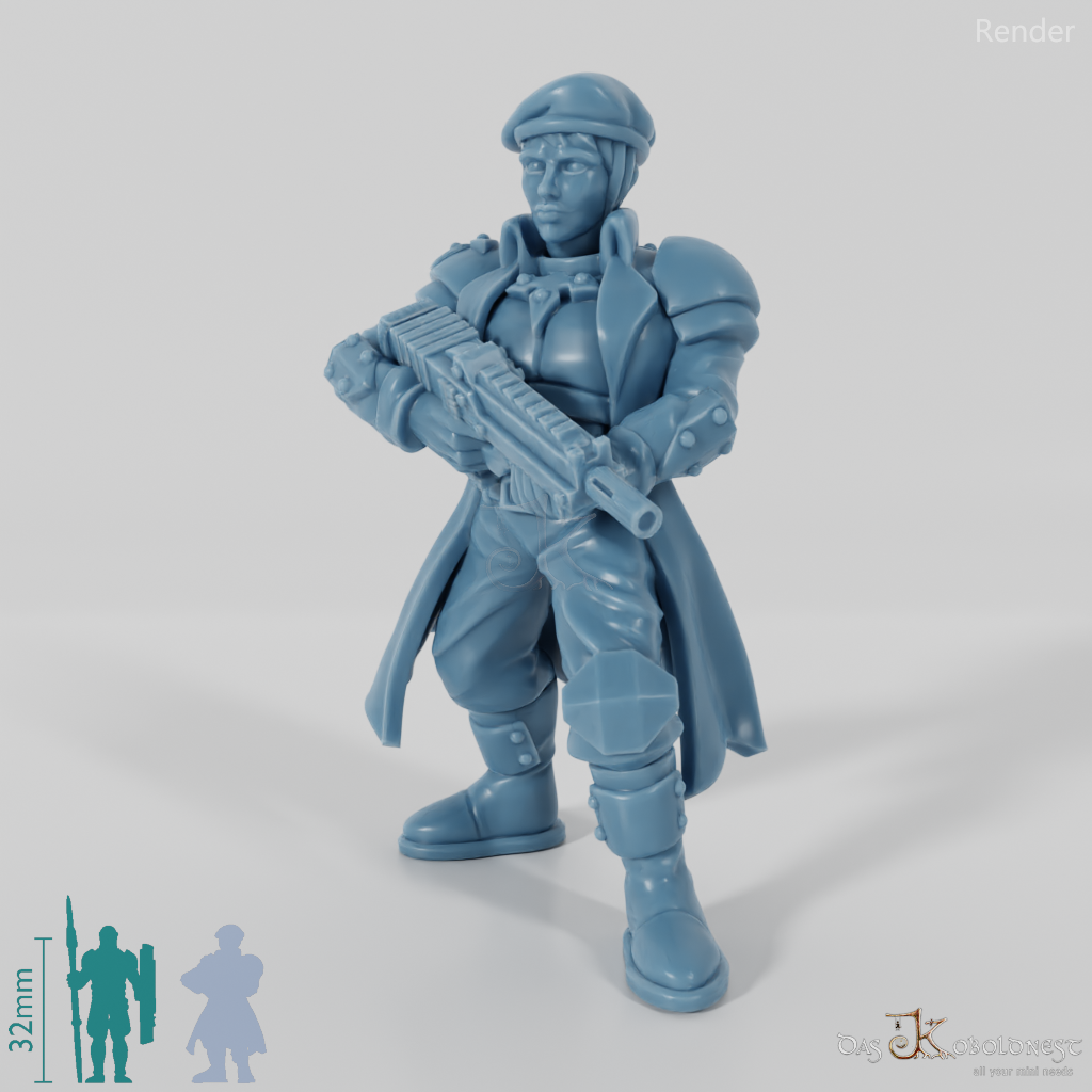 Space Soldiers - Infanterie mit Lasergewehr 02