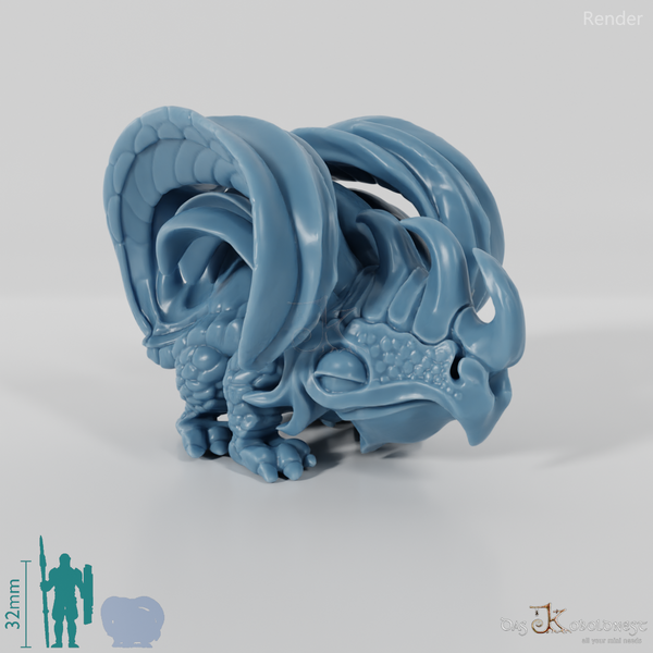 Drache - Baby-Blätterdrache