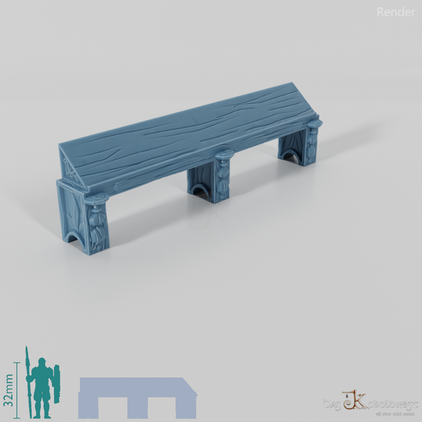 Bibliothek - Langes Lesepult 01