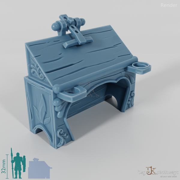 Bibliothek - Schreibpult 01