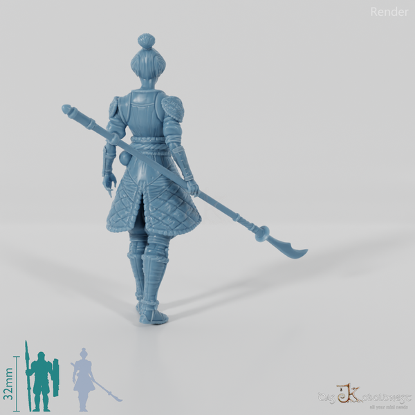 Samurai-Speerkämpferin 01