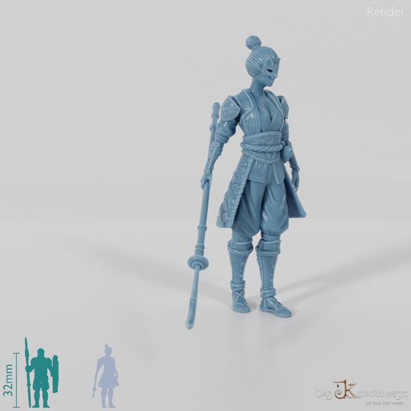 Samurai-Speerkämpferin 01