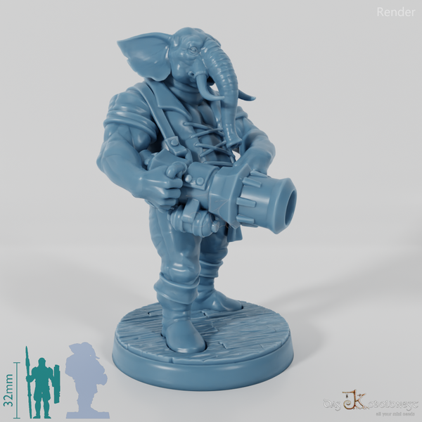 Elefantenvolk-Kanonier 01