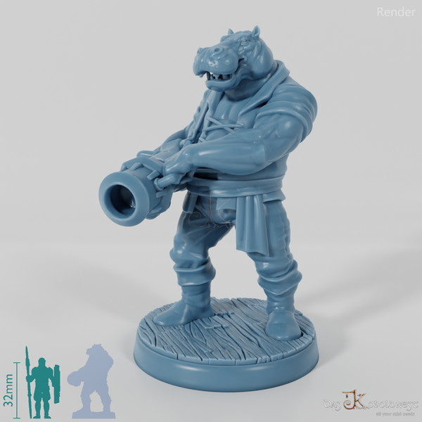 Nilpferdvolk-Kanonier 01