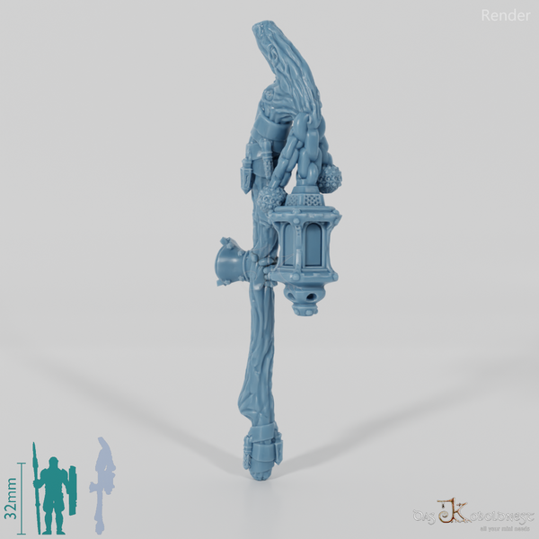 Valiant Battle Mage - Weapon - Lantern Staff (gerade Hand)
